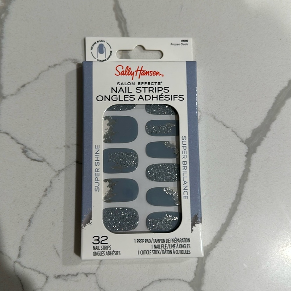 Sally Hansen Salon Effects Nail Strips Frozen Oasis